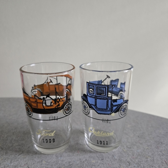 Vintage glasses of classic cars - set of 2 - Picture 4 of 5